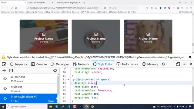 Projects Section Create a responsive website with SASS & Flexbox Part 9 смотреть онлайн