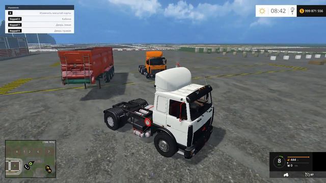 Farming Simulator 2015. Мод: МАЗ-5432 и 6422+ прицепы Kögel Graintanker. (Ссылка в описании) смотреть онлайн