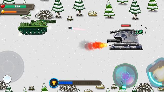 TANK BATTLE : TANKS WAR 2D - TANK SU 152 IN LEVEL 69 HARD LEVEL смотреть онлайн