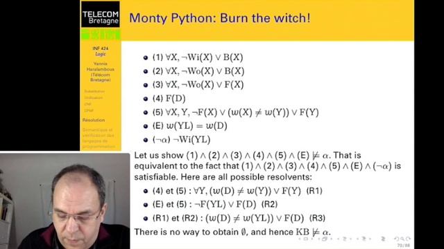 A Logical Proof that the Monty Python "Burn the Witch" Scene Reasoning is Fallacious смотреть онлайн