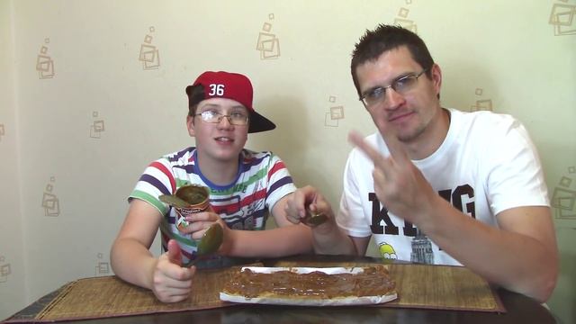 Вкусно готовим! Как сделать печенье! Простое, вкусное, домашнее печенье твикс - Отец и Сын №116 смотреть онлайн