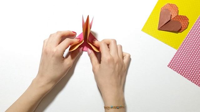 Origami Heart - The Most Romantic Origami Double Heart Tutorial So Easy!