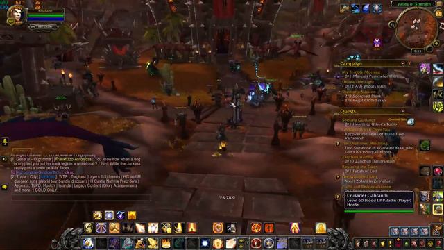 World of Warcraft Shadowlands Ultra settings 9900k 2060 6gb OC Fps Orgrimmar смотреть онлайн