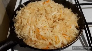 Утка с тушеной капустой