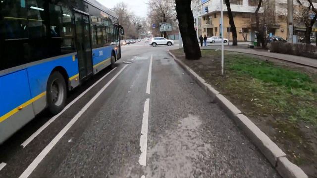Велодорожки Алматы - по Байтурсынова