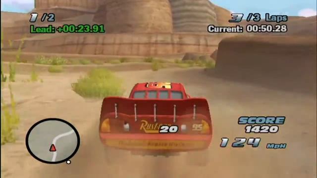 Cars:The Videogame - part 2 - Wii - Lightning vs Chick! смотреть онлайн