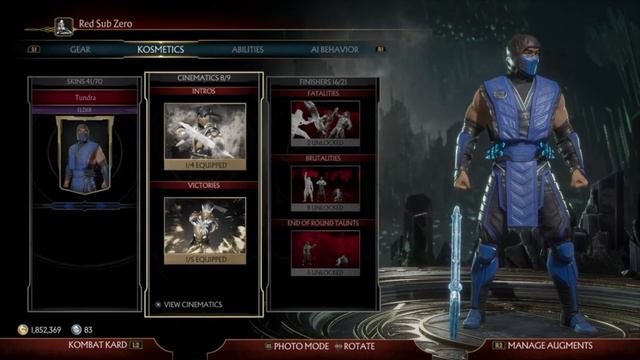 Mortal Kombat 11 Krypt Sub Zero