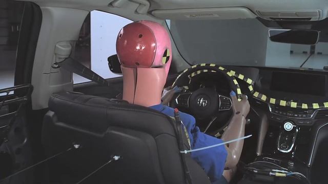 2021 Acura TLX driver side small overlap IIHS | Crash test with Acura TLX смотреть онлайн