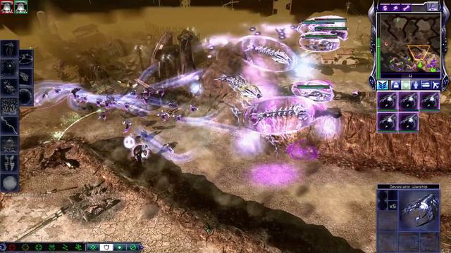 CNC 3 Kane's Wrath Scrin vs 2 Brutal AIs - Steamroller (Nod) смотреть онлайн