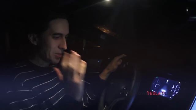 Тесла Автопилот в России Обзор прошивки v7 0 и запуск автопилота Tesla Autopilot works in Mosco смотреть онлайн