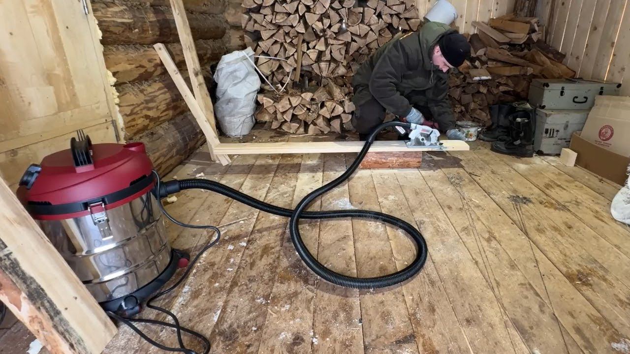 Компактный пылесос для работы с инструментом и не только. REDVERG RD-VC1200S-25S смотреть онлайн