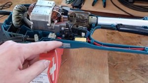 Доработка электрокосы Makita UR3502