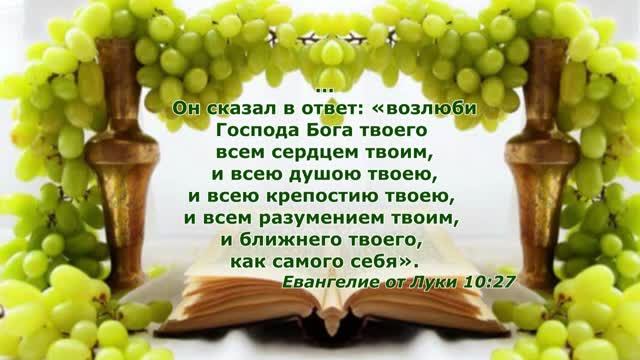 Главная заповедь от Господа Бога заключена в круг. Выберите жизнь. Молитесь о Любви и мудрости Свыше