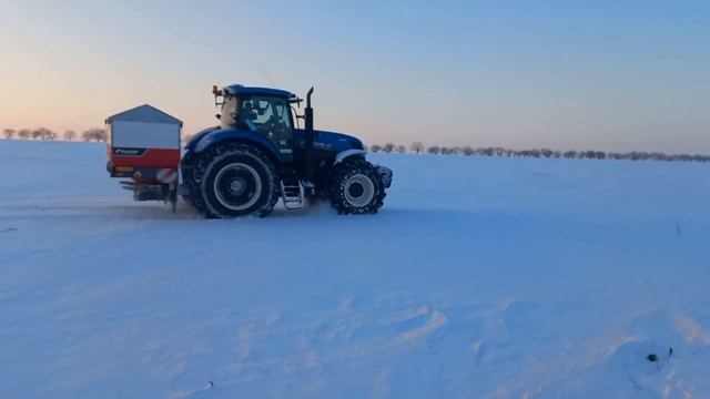 NH T7070 & Kverneland Exacta TL смотреть онлайн