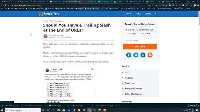 What is a trailing slash in SEO ? | search engine optimization смотреть онлайн