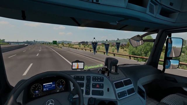 ETS2 1.36 - ProMods 2.43 - Mercedes Actros 1848 MP3 Low Deck - Trip: Pescara - Parma смотреть онлайн