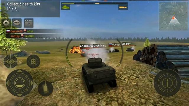 Grand Tanks: Tank Shooter Game - Android gameplay PlayRawNow смотреть онлайн