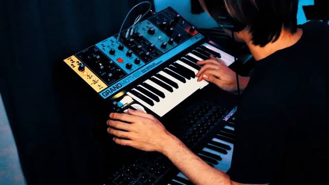 Moog Grandmother - 13/16 Odd Meter Rock Lead Solo смотреть онлайн