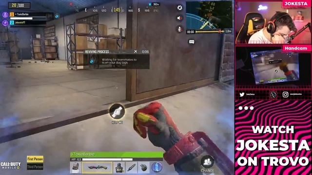 Destroying Bots in Rank! Cod mobile live! смотреть онлайн