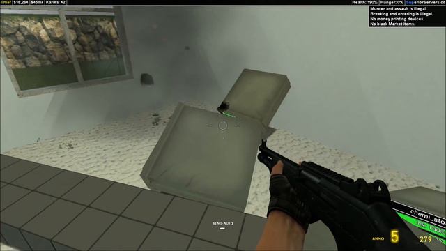 Raiding a base in Garry's Mod. смотреть онлайн