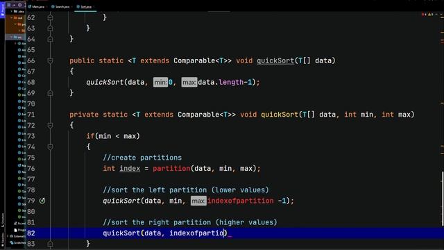 Java Sorting Generic Algorithms Using Recursion - Data Structures смотреть онлайн