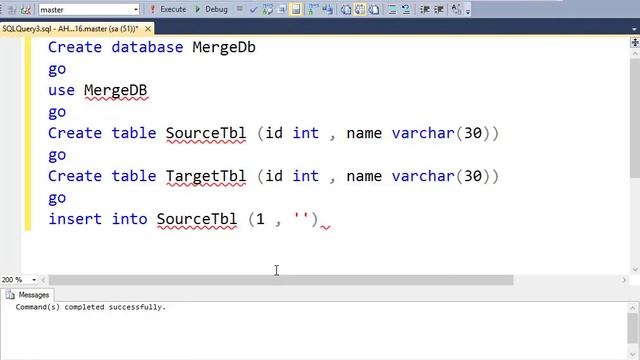 Merge Statement in Arabic. смотреть онлайн