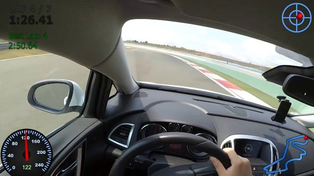 İstanbul Park - pist günleri - POV - Astra J 1.4T 140hp - 02:50:638 смотреть онлайн