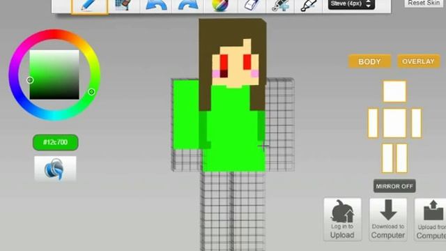 Undertale Minecraft chara skin (I made it) part 1 смотреть онлайн