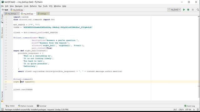 Make a Discord Bot in Python - Part 2 смотреть онлайн