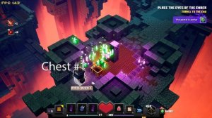 ALL SECRETS & BUTTONS WALKTHROUGH IN STRONGHOLD - Minecraft Dungeons Echoing Void DLC
