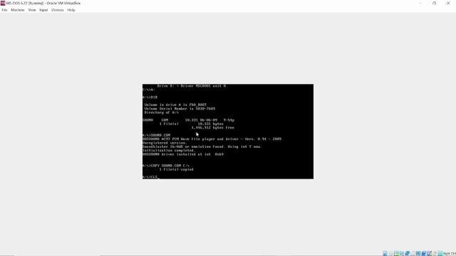 How to get sound on MS-DOS in VirtualBox смотреть онлайн