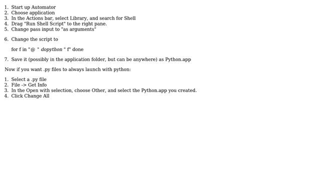 Run python script from Finder rather than edit? (3 Solutions!!) смотреть онлайн