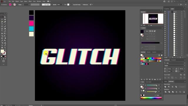 КАК СОЗДАТЬ ГЛИТЧ (GLITCH) ЭФФЕКТ. УРОК В ADOBE ILLUSTRATOR смотреть онлайн