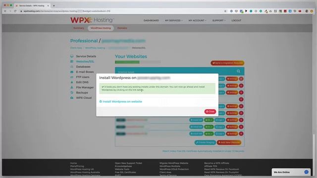 WPX Hosting: Simple One-Click WordPress Installation смотреть онлайн