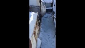 1 знакомство с катером выдалбливание льда
