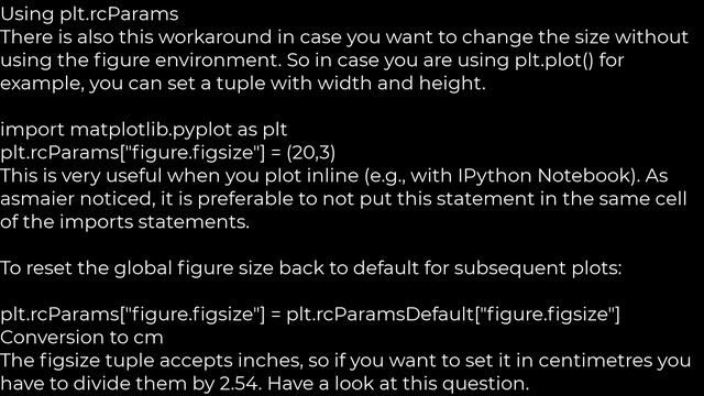 How do I change the size of figures drawn with Matplotlib?(5solution) смотреть онлайн