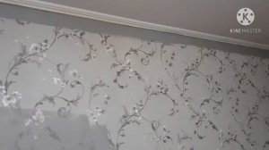 КАК ПРОСТО ПОКРАСИТЬ СТАРЫЕ ОБОИ...РЕМОНТ ПОЧТИ ЗАДАРОМ..