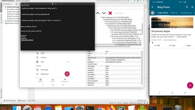 Appium Python Tutorial: WordPress Android app Create Post Test Case #33 смотреть онлайн