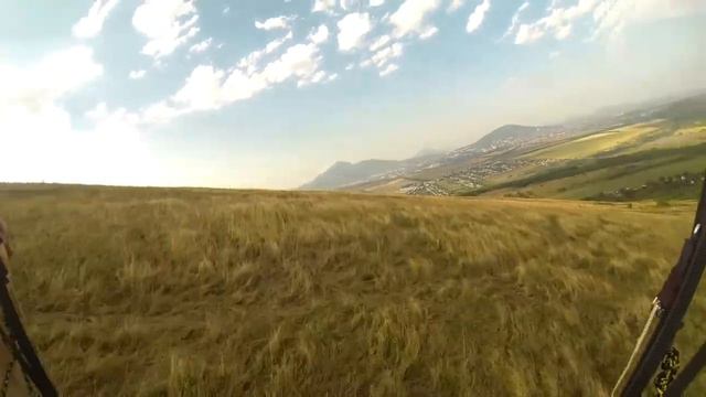 Полеты на параплане парадром Юца. смотреть онлайн