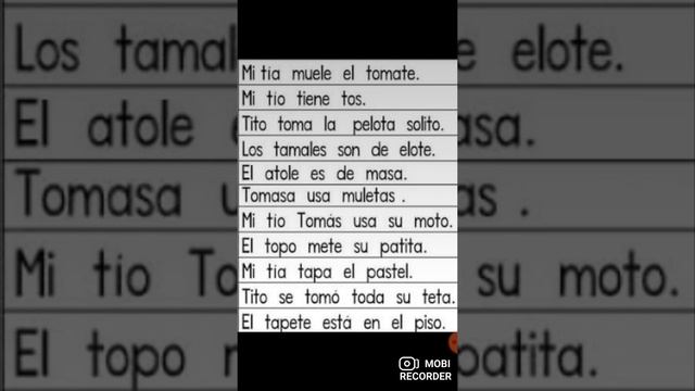 como aprender a leer. oraciones con la letra ta te ti to tu para niños pequeños смотреть онлайн
