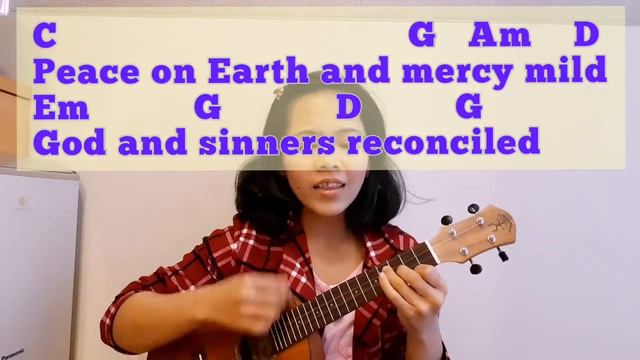 Angels We Have Heard On High x Hark the Herald Angel Sing UKULELE PLAY-ALONG #Christmassong смотреть онлайн