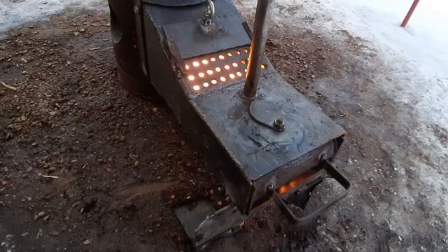 Расход отработки за час работы БУРЖУЙКИ на масле смотреть онлайн