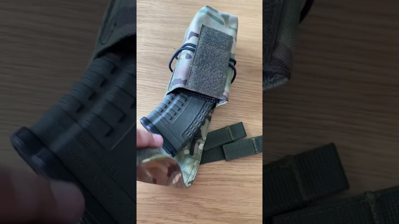 Закрытый подсумок для двух магазинов. смотреть онлайн