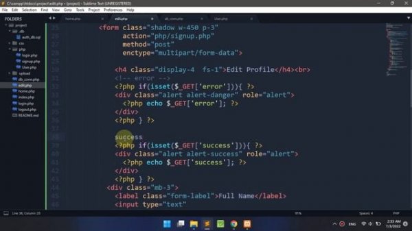 Update Profile Image Using PHP & MySQL | Edit Profile Picture Using Database