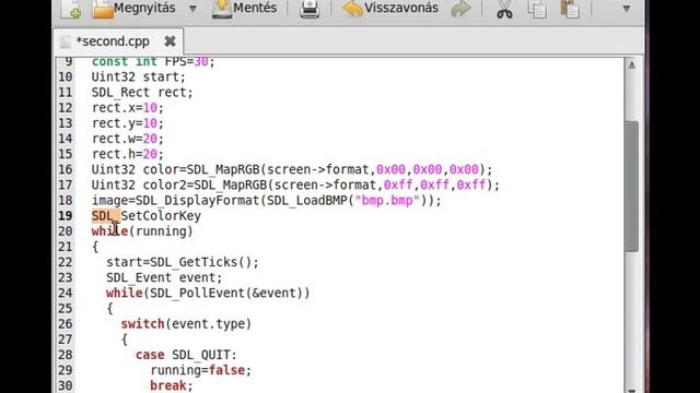 SDL tutorial 6 - Color key смотреть онлайн