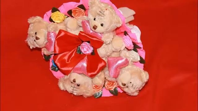 Букеты из игрушек от Ателье букетов смотреть онлайн