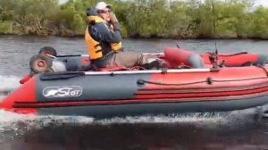 Reef skat 400 прет 36 км/ч под 15 сильной Ямахой