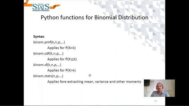 Binomal Distribution with Python смотреть онлайн