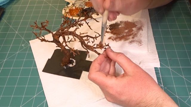 D&D terrain | Sakura tree ? Miniature craft for tabletop games
