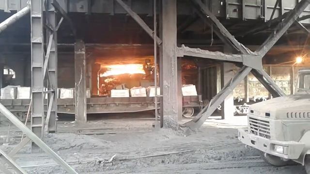 Доменная печь шлак